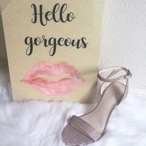 New Nine West Iridescent Ankle Trapped Heels